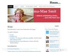 Tablet Screenshot of harmamaesmit.com
